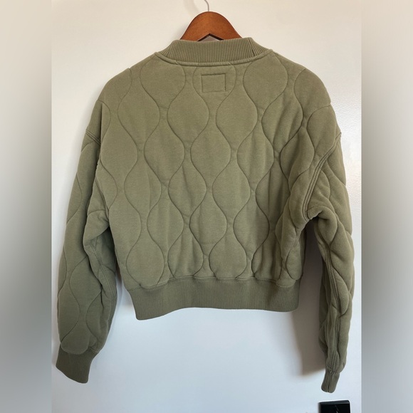 Abercrombie & Fitch Olive Bomber Jacket - Picture 6 of 9